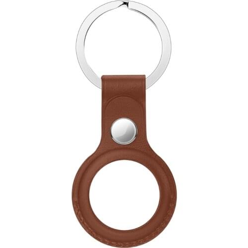 Durable Protective Cover PU Leather Case Tracker Protector for AirTags Tracker 448F