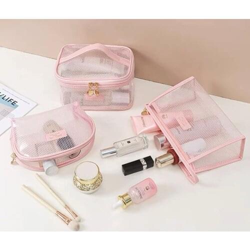 Transparent Cosmetic Bag Travel Makeup Organizers Waterproof Toiletry Storage Bags Clear Large Capacity Pouch Wash Bag