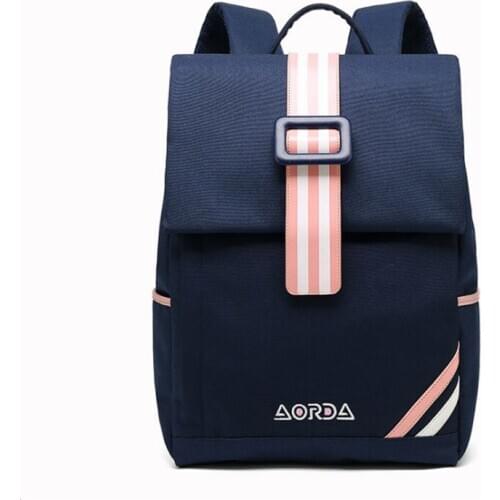 Simple Style Backpack Women Oxford cloth Backpacks For Teenage Girls School Bags Fashion Vintage Solid Black Shoulder Bag Youth