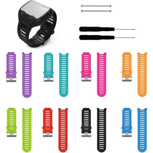 Silicone Replacement Wrist Band For Garmin Forerunner 910XT Sports GPS Watch Replace Watch Strap Accessories