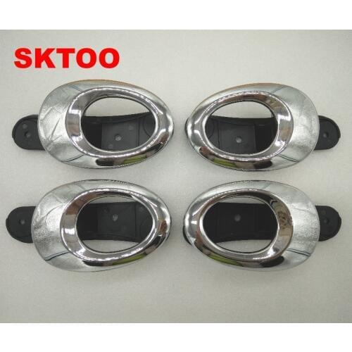 SKTOO 4pcs for Lifan 330 door handle inner door handle electroplating door handle