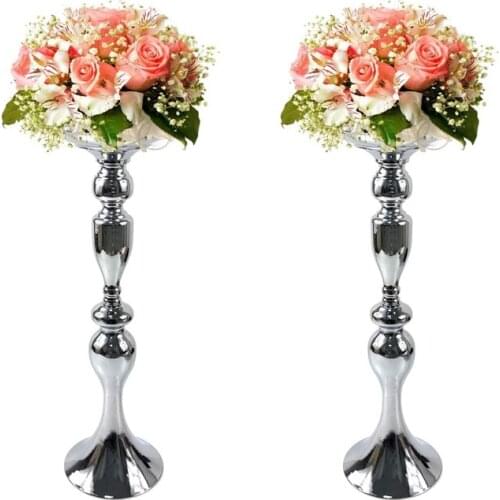 Wedding vases centerpieces, Gold Wedding Centerpieces, Silver Flower Vases, Metal Centerpiece Vases