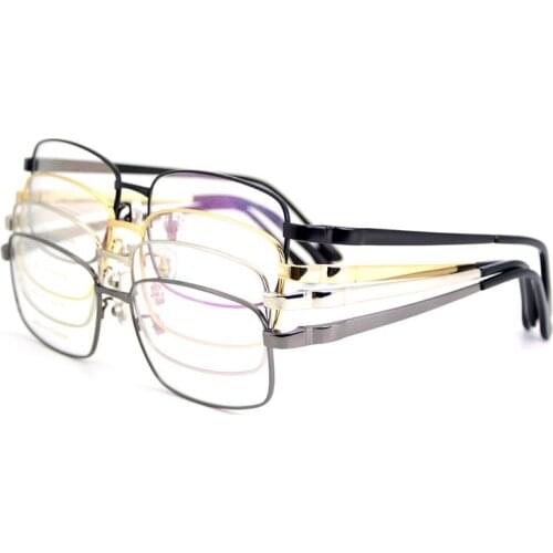 Titanium High-end Myopia Frame Super Light Business Full Frame Reading Frame Myopia Glasses Glasses for Men Titanium Alloy