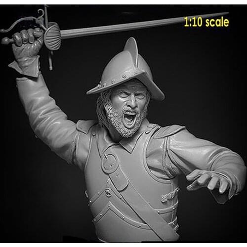 1/10 ancient man bust Resin figure Model kits Miniature gk Unassembly Unpainted