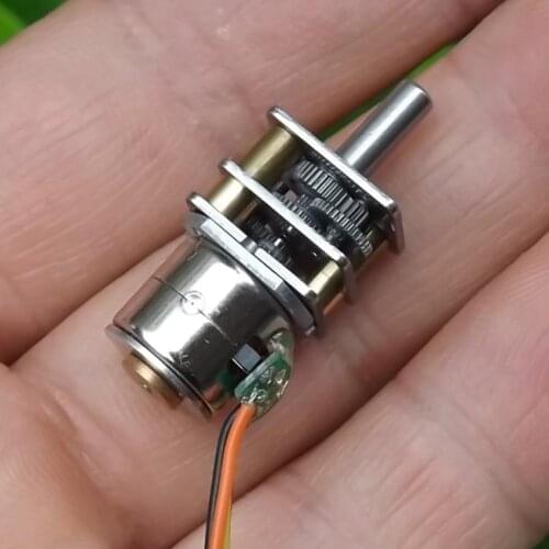 1:275 Alloy Steel Metal Gear Motor 10mm DC5V-6V 2-phase 4-wire Stepper Motors 0.3A 16Ohms 18° Deceleration Stepping Motor