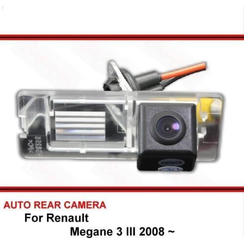 For Renault Megane 3 III 2008 ~ 2018 Car Rear View Camera reverse Backup Parking Camera LED Night Vision Waterproof Wide Angle