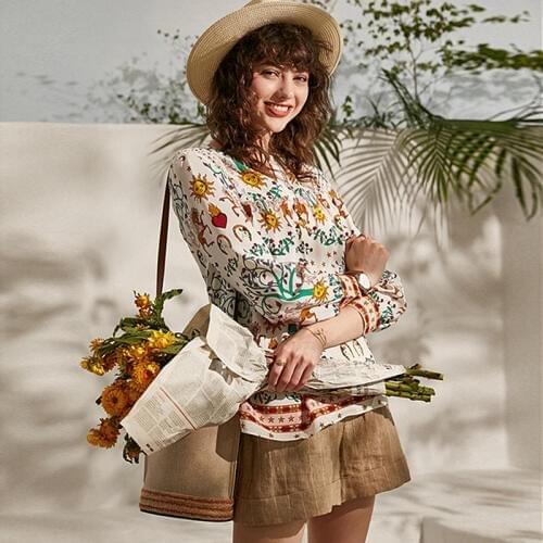 Свободные блузки Beaumooi China At AliExpress