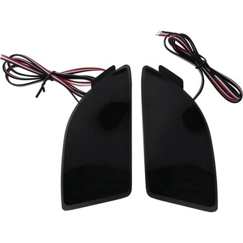 Black LED Rear Bumper Reflector Tail Brake Stop Light for Mazda 3 Axela BM BL 5D Hatchback