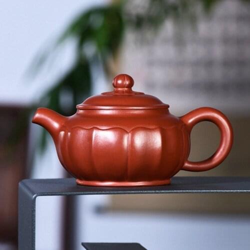 160cc Chinese Yixing Zisha Teapot Red Clay Handmade DahongpaoNi Tea Pot