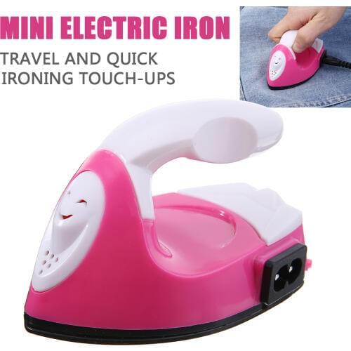 Mini Electric Iron Travel Thermostat Handheld Coated Plate Steam Electric Ironing Boards Portable Map Patchwork Quilt Cloth