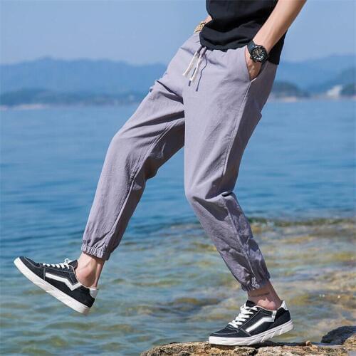 2020 Male Trousers Mens Joggers Drawstring Solid Pants Pockets Sweatpants Plus Size M-6XL Men Pants Hip Hop Pencil Joggers Pants