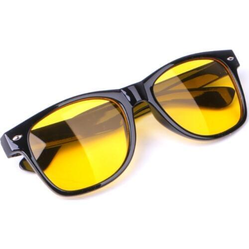 Unisex Yellow Lenses Night-Vision Glasses Driving Glasses AXYD