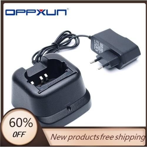 OPPXUN 110V-240V BC-137 Ni Charger for ICOM IC-A6 IC-A24 IC-V8 IC-V82 IC-U82 IC-F3GT IC-F4GT IC-F30GT IC-F40GT