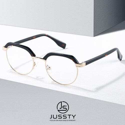 Retro Optical Eyeglasses Frame Men Myopia Prescription Glasses Frame Male High End Acetate Luxury Brand Spectacles Frame Custom