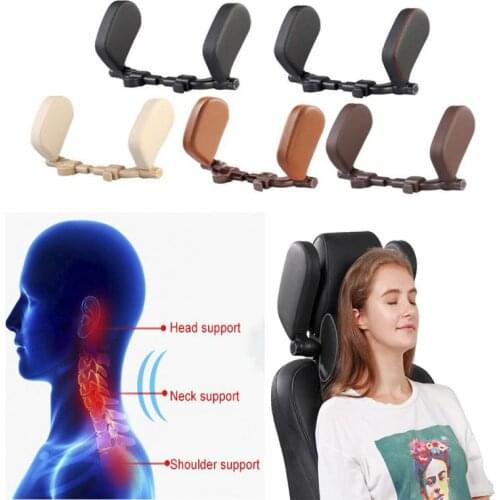 Car Seat Headrest Pillow Travel Rest Sleeping Headrest U-shaped Car Sleep Neck Support Travel For Kids Adult Car Interior Access