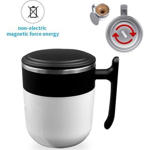 Self Stirring Mug Automatic Coffee Mixing Cup Stainless Steel Water Bottle Double Wall Insulated Mug Magnetic Smart Mixing Cup