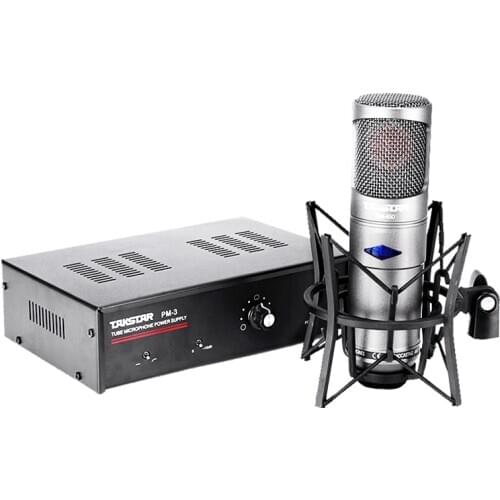 Takstar CM-450-L Vacuum tube condenser microphone Narration Style Recording Mic nine directivity characteristics broadcasting