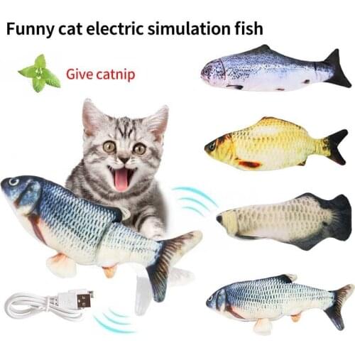 Pet Supplies Electric Simulation Fish Will Beating Cat Toys Automatically Tease Cat Toys To Send Catnip