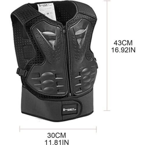 Kids Motorcycle Motorbike Full Body Armor Protective Gear Chest Back Protector Elbow Knee Protection Pads for Motocross Racing