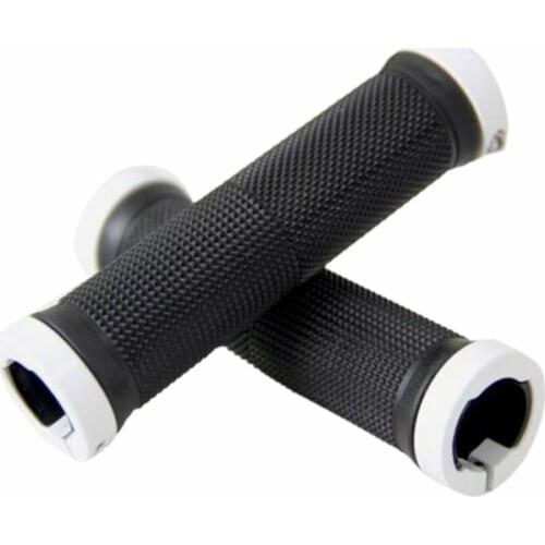 1 Pair Mountain Road Cycling Bike Bicycle MTB Handlebar Cover Grips Bilateral Soft Rubber Anti-slip on Handle Grip Lock Bar End