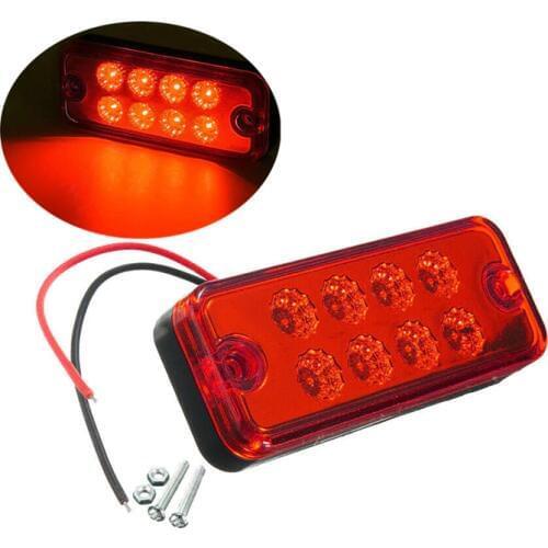 1 piece 4" 8LED Trailer Lights Side Marker LED Trailer Lamp Turn Light Lamp Truck Lights