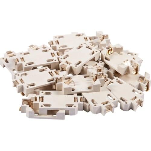 20pcs White Housing CR2032 SMD Cell Button Battery Holder Socket Case
