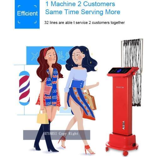 24 V output voltage Salon waving machine, Asia Patent Digital Hair Perm Machine, Iron Curlier, Phantom Vogue Edition, red
