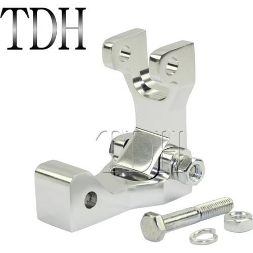 Silver Billet Aluminum 3.5" Adjustable Bottom Mount Front Lowering Kit For Yamaha Banshee Motorcycles Drop Suspension Link Kit