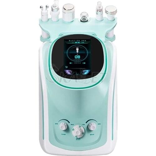 New Arrival Ultrasound RF BIO Skin Rejuvenation Skin Detection Hydrafacial Dermabrasion H2O2 Skin Cleaning Machine