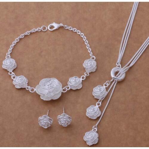 AS261 Trendy wholesale Jewelry Sets Bracelet 030 + Necklace 497 + Earring 283 /anbajeia bnyakffa