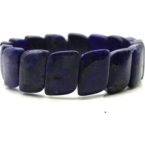 Natural Lapis Lazuli stone bracelet natural GEM stone bracelet for woman for man free shipping wholesale