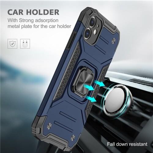 Magnetic Ring Case for iPhone iphone 12 Pro Max Mini 11 X XS XR SE 2020 8 7 6 6S Plus Armor Shockproof Phone Case Cover Coque