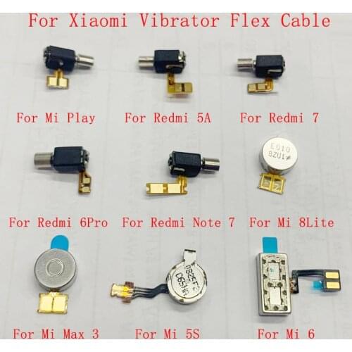 Vibration Motor Vibrator Module Flex Cable For Xiaomi 5 6 A2 8 9 Max 3 Mix 3 Play Redmi K20 5A 7 6Pro Note 7 Replacement Part