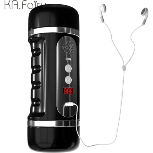 Counting Double Head Acupuncture Aircraft Cup Male Automatic Masturbator Male Penis Exerciser Electric Penis Pump