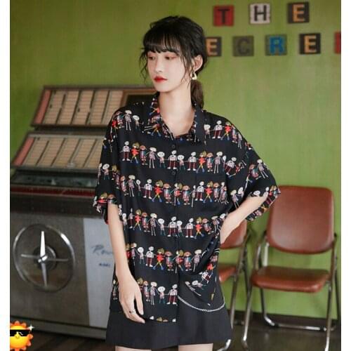 KUANGNAN Short Sleeve Blouses
