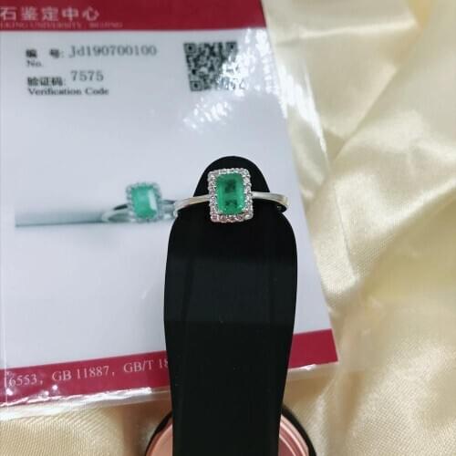 Fashion Luxury nature Emerald Wedding Rings for Women 100% 925 Silver Sterling Rings Female Brand Jewelry Accessories Gifts