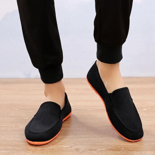 Men Casual Shoes 2021 New Style Male Comfy Soft Leather Zapatos Tennis Homme Boys Walking Footwear Black Loafers