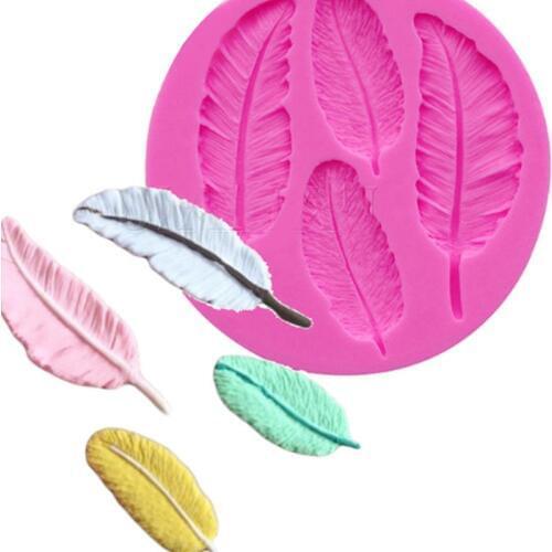 New Leaves Shape Silicone Mold Cake Fondant Mold, Jelly, Candy, Chocolate Soap Mold, cake Decoration moldes para reposteria