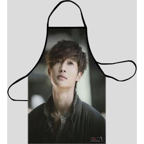 New Arrival Kim Hyun Joong Kitchen Aprons For Women Oxford Fabric Cleaning Pinafore Home Cooking Accessories Apron