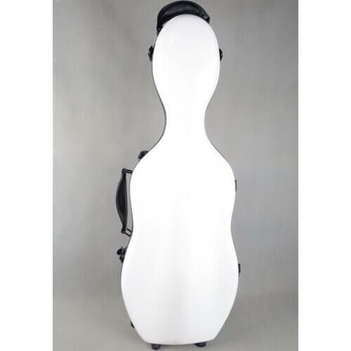Rare model,Nice adjustable hard glass fiber white Viola case 15"-17 inch