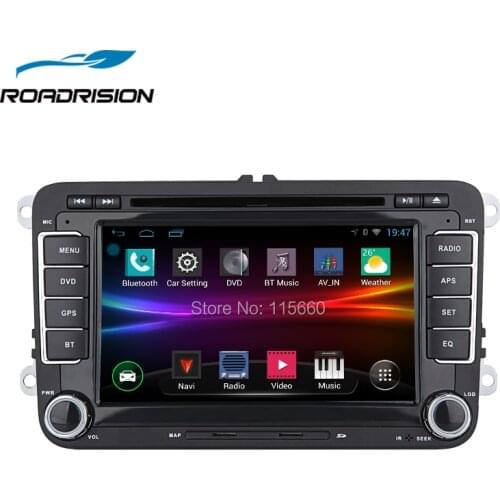 RoadRision Android 6.0 Car DVD GPS Navigation radio for Volkswagen VW golf 5 6 Touran Passat Jetta Polo Tiguan Built-in Canbus