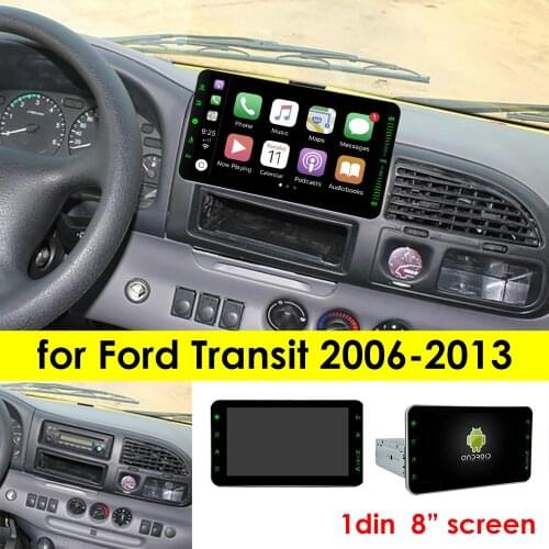 Detachable Screen Car Multimedia Player Radio for Ford Transit 2007 Android 10 Quad Core 2GB RAM 16GB ROM GPS Navigation 1 DIN