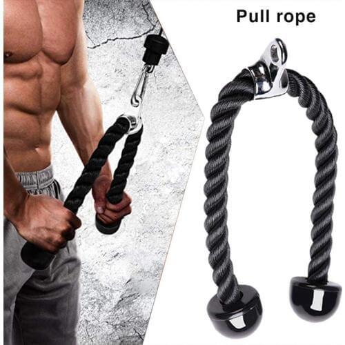 Fitness Equipment Nylon Drawstring Biceps Drawstring Triceps Drawstring For Exercise Triceps, Biceps, Back, Shoulder And Abdom