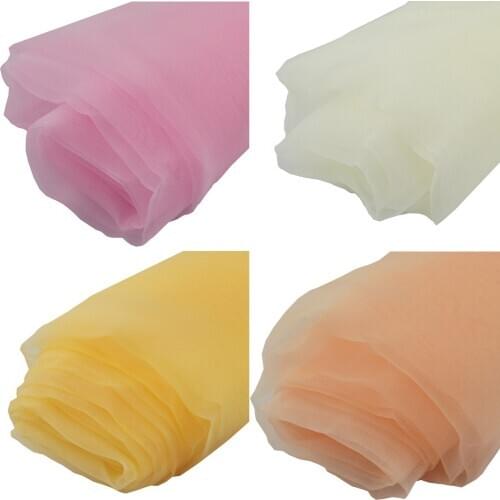 Organza 1.35x10m Wedding Backdrop Sheer Swag Fabric Wall Photo Booth Backdrop Curtain Stair handrail Party Banquet Decoration