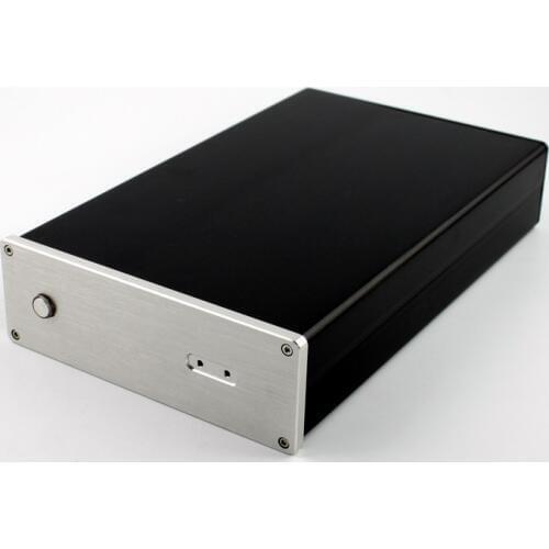 DIY Power amp case 190*65*315mm WA10 Aluminum Amplifier Chassis AMP Case Enclosure DIY box for AK4495+U8 8741+U8 DAC Decoder