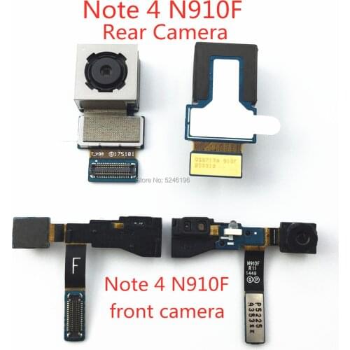 Back big Main Rear Camera front camera Module Flex Cable For Samsung Galaxy Note 4 N910F N910T Back Main Flex Cable Replace Part