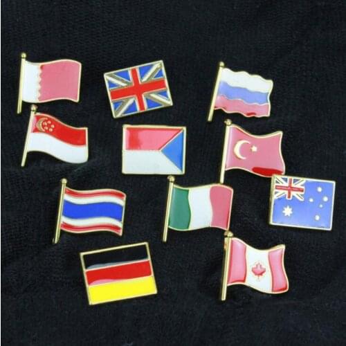 Patriotism America Badge Country Flag Pin Metal Enamel Pin Badge Brooches Lapel Badges Jewelry Gifts