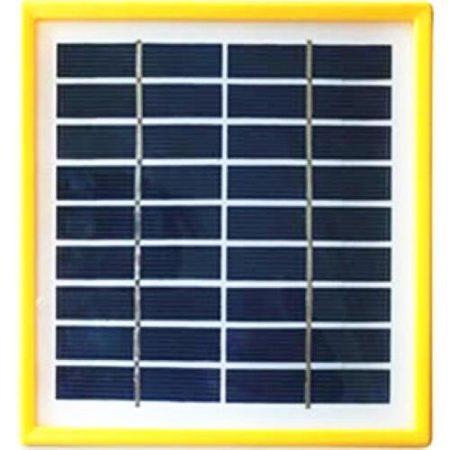 1Pcs 9V 2W 140mm*130mm Glass Laminated Polycrystalline Silicon Solar Cell,Solar Panel With Yellow Frame