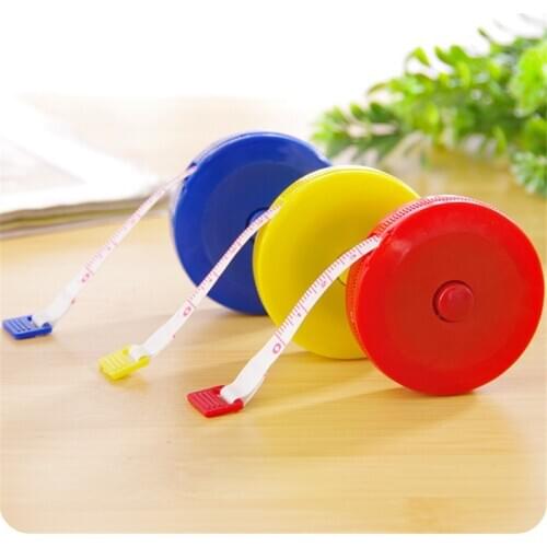 1pc Portable Retractable Ruler Centimeter Belt Children Height Ruler Centimeter Inch Roll Tape 150cm/60"Measuring Tape Measure