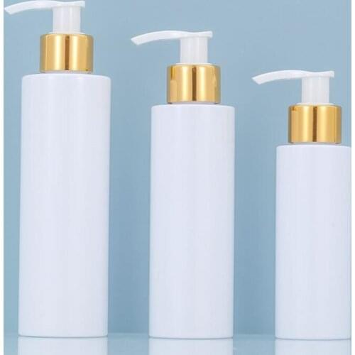 24pcs/lot 200MLPET Pump Bottle For Cosmetic Lotion 100ML 150ML Plastic Liquid Refillable Bottle Makeup Containers